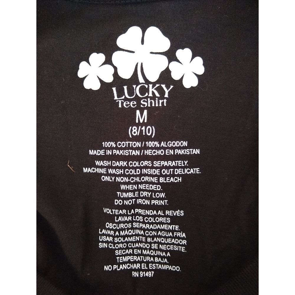 St. Patrick's Day V-Neck T-Shirt Medium (8/10) - Picture 4 of 7